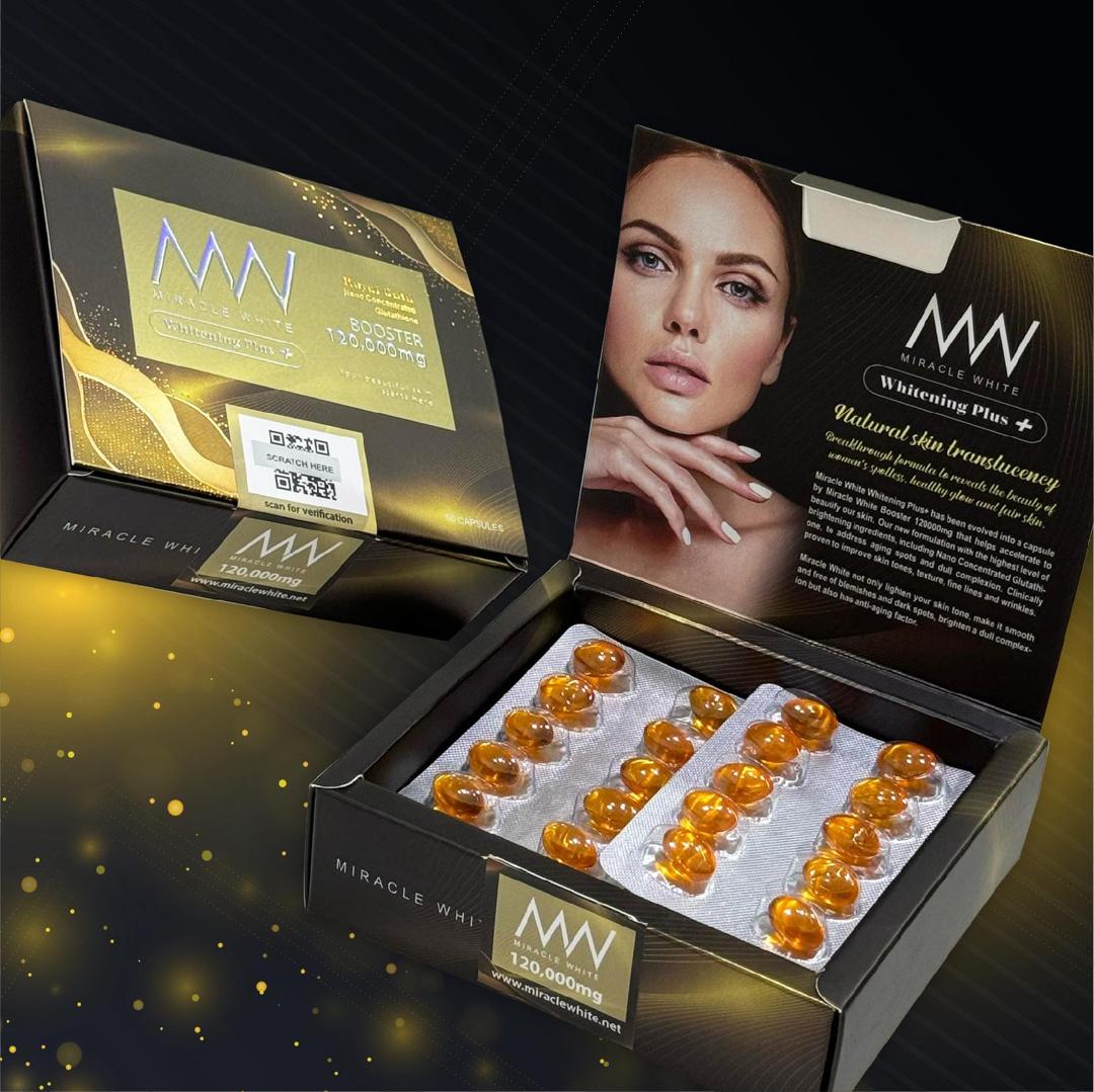 Miracle White Royal Gold Nano Concentrated Glutathione 120000mg