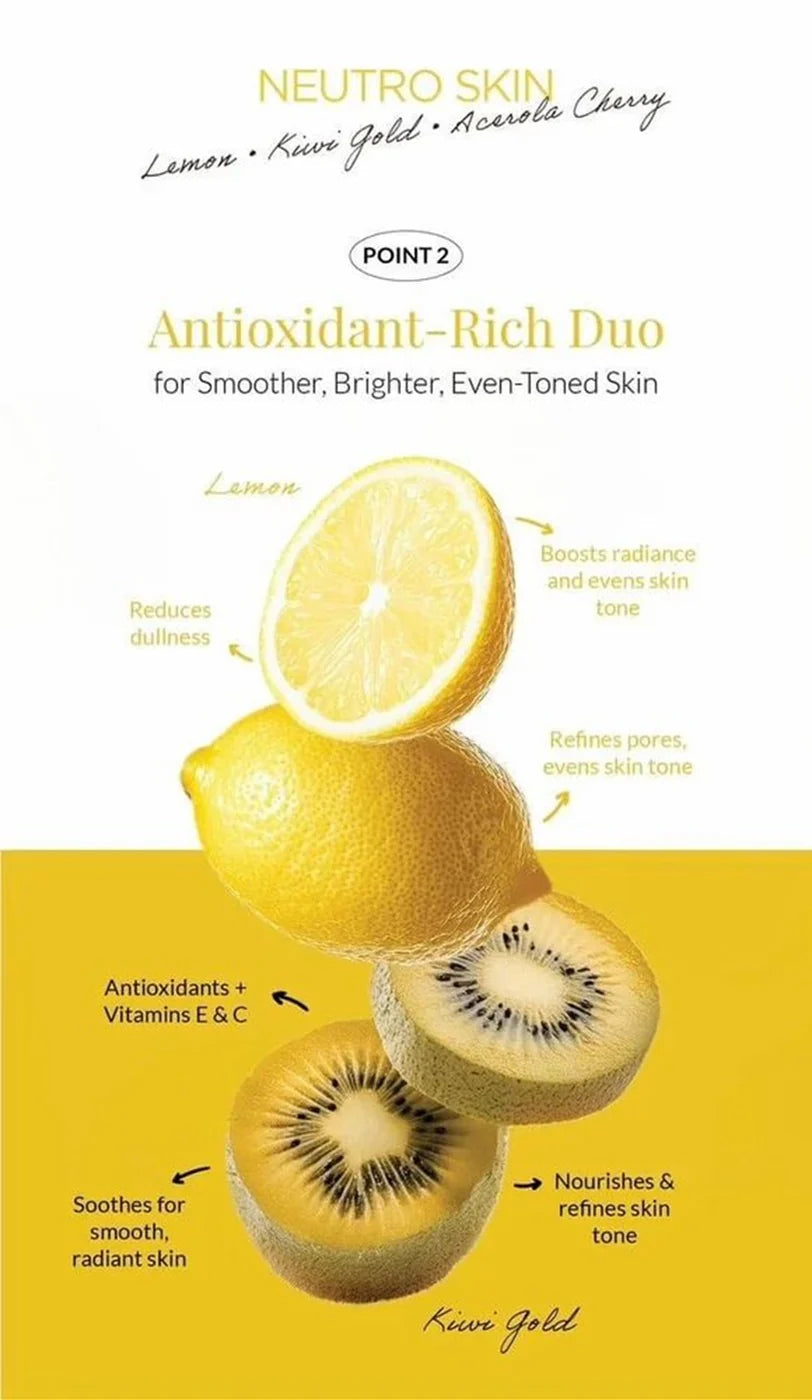 Neutro Skin Lemon Kiwi Gold Acerola Cherry
