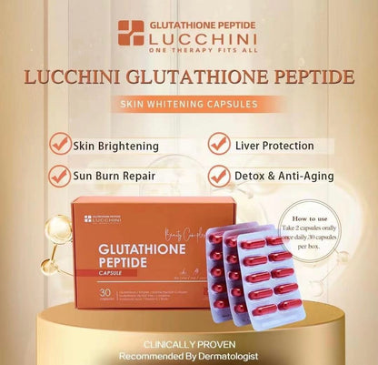 Lucchini Glutathione Peptide Capsules glowtheskin.co Lucchini Glutathione Peptide Capsules glowtheskin.co